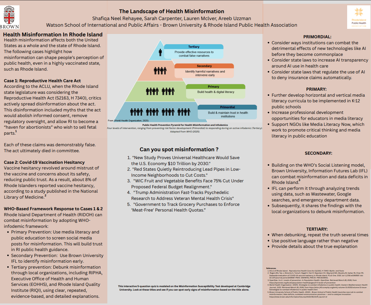 Health Misinformation Poster